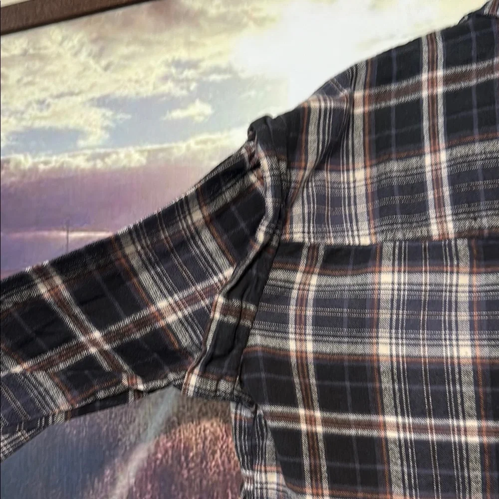 Plaid Button-Up Jacket - Picture 5 of 7